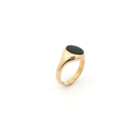 18ct Gold Bloodstone Signet Ring N.V. £1600