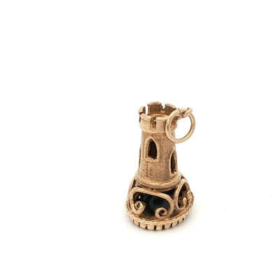 9ct Yellow Gold Rook Chess Piece N.V. £650