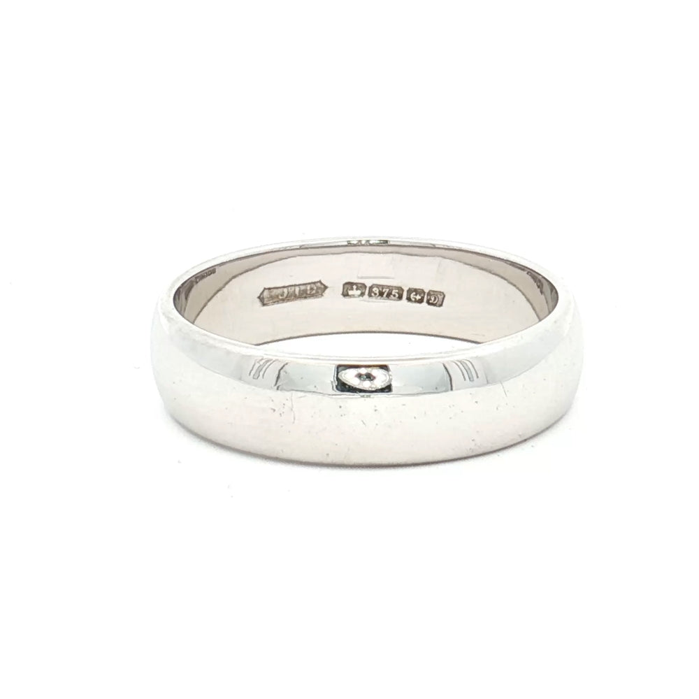 9ct White Gold Wedding Ring N.V. £620