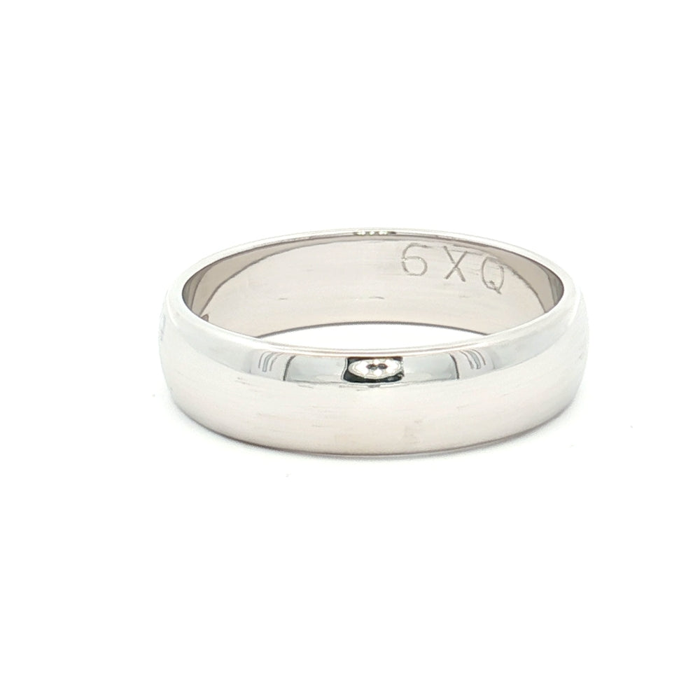 9ct White Gold Wedding Ring N.V. £620