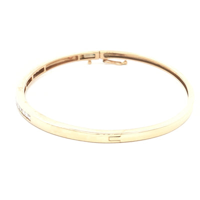 9ct Yellow Gold Diamond Bangle N.V. £2100