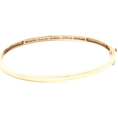 9ct Yellow Gold Diamond Bangle N.V. £2100