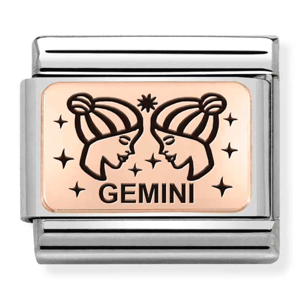 Nomination Rose Gold Gemini Charm