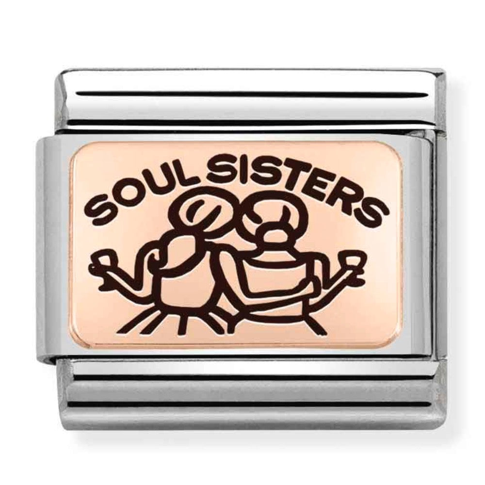 Nomination Rose Gold Soul Sisters Charm