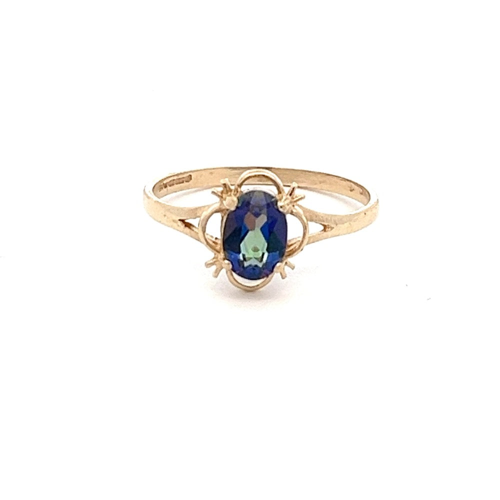 9ct Yellow Gold Mystic Topaz Ring N.V. £180