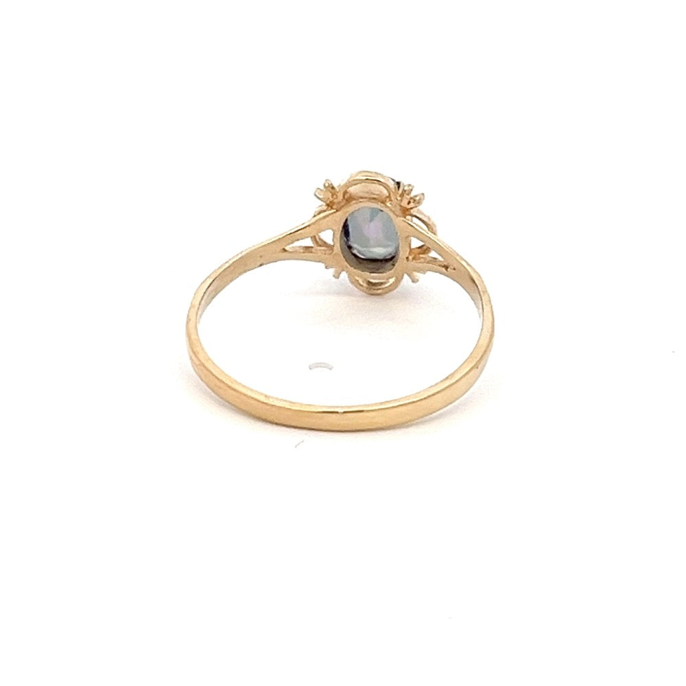 9ct Yellow Gold Mystic Topaz Ring N.V. £180