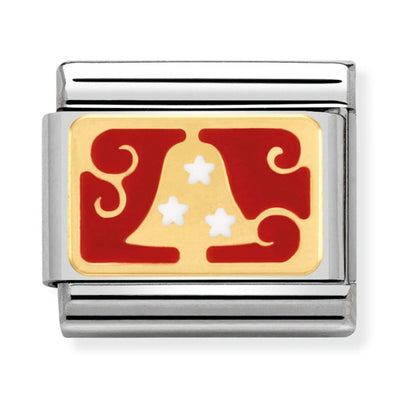 Nomination Red Enamel Bell Charm