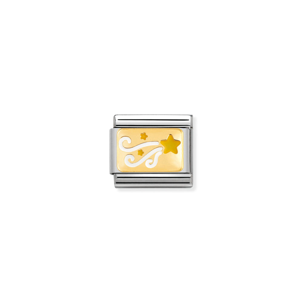 Nomination Gold Enamel Shooting Star Charm