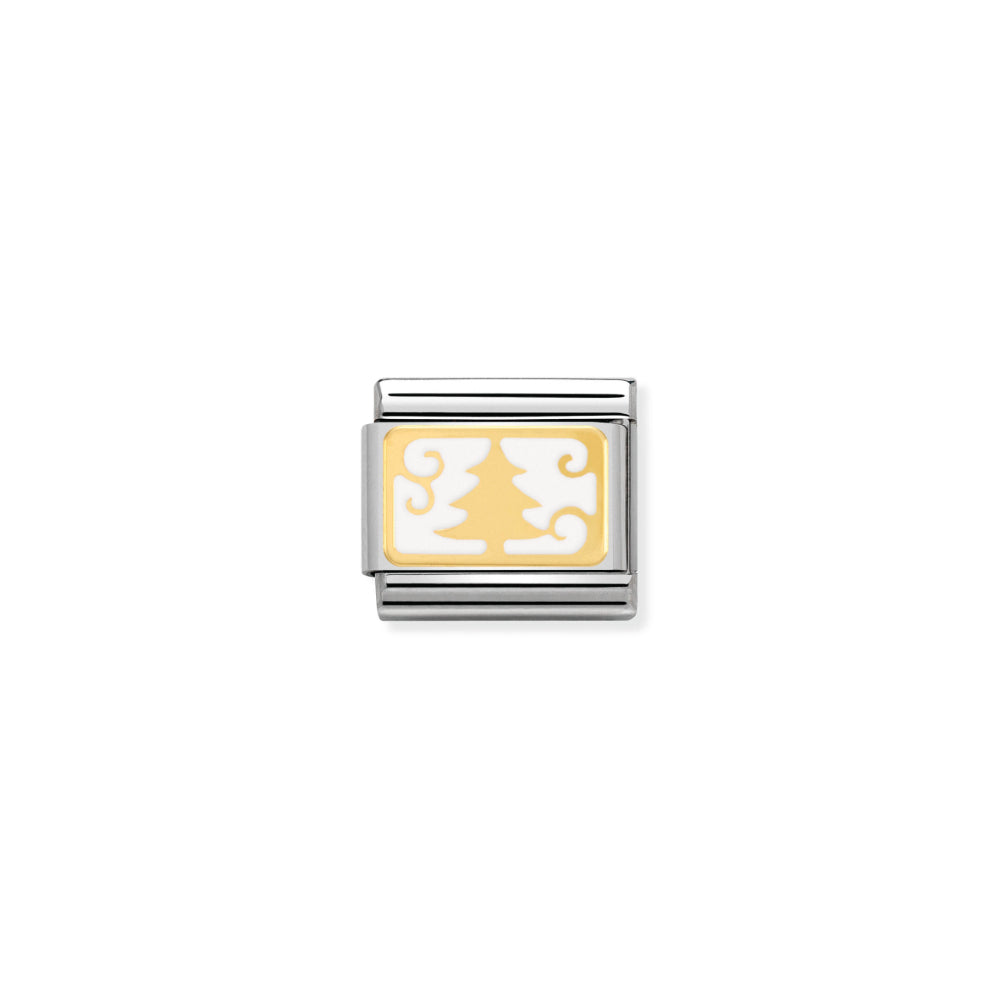 Nomination Gold Enamel Tree Charm
