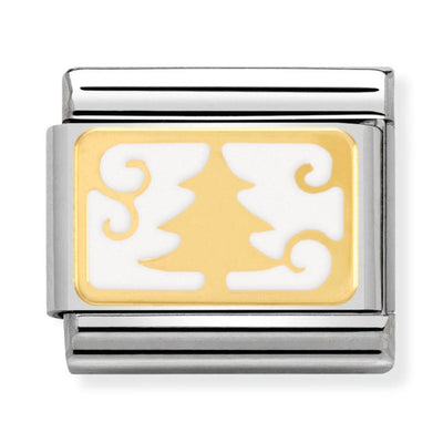 Nomination Gold Enamel Tree Charm