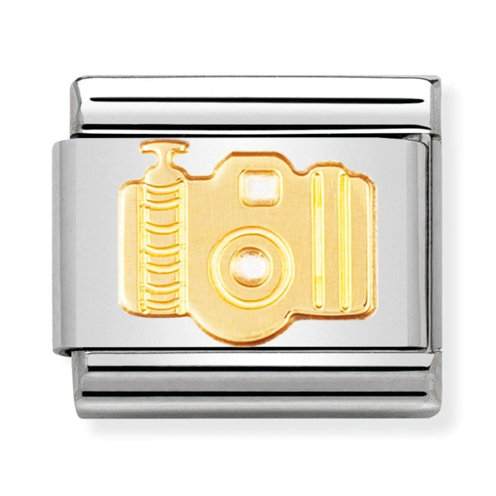 Nomination Gold Camera Charm