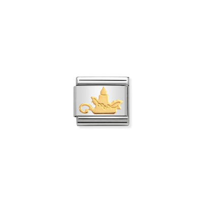Nomination Gold Christmas Candle Charm