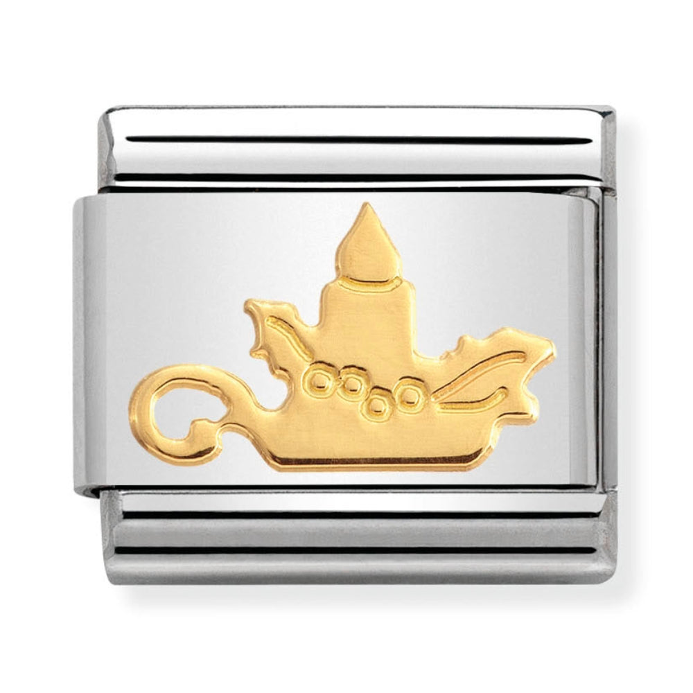 Nomination Gold Christmas Candle Charm