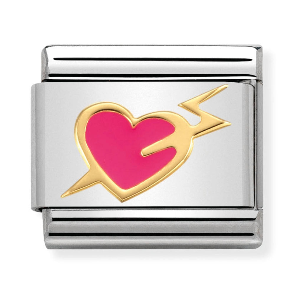Nomination Pink Lightning Charm