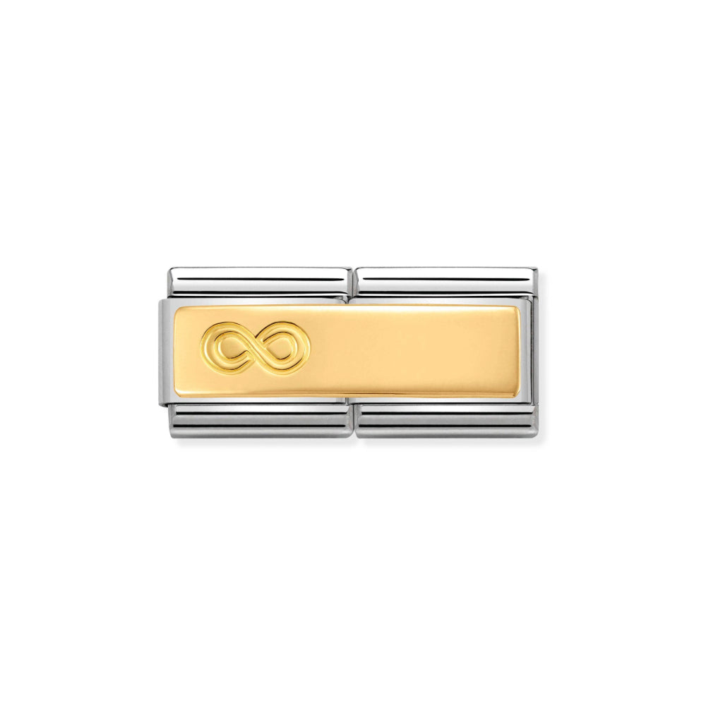 Nomination Double Link Gold Infinity