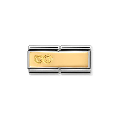 Nomination Double Link Gold Infinity