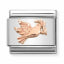 Rose Gold Dove Charm