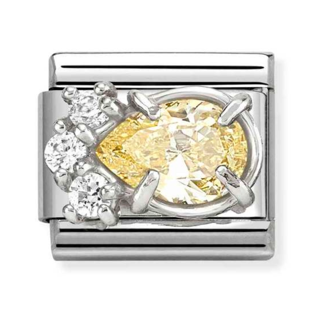 Nomination Yellow Stone CZ Charm