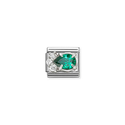 Nomination Green Stone CZ Charm