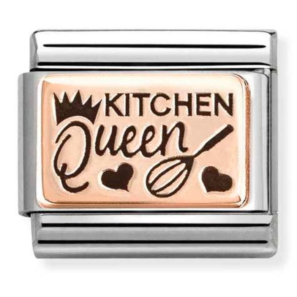 Classic Rose Gold Kitchen Queen Charm