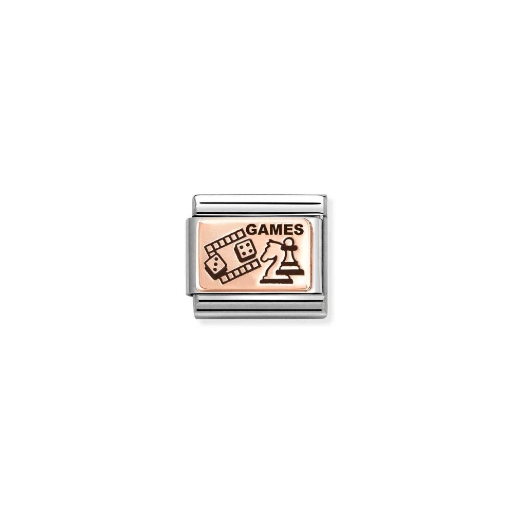 Classic Rose Gold Games Charm