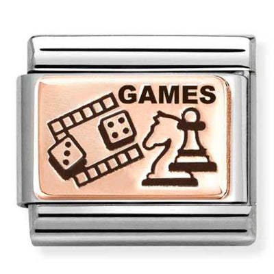 Classic Rose Gold Games Charm