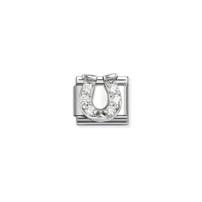 Nomination Horseshoe CZ Charm