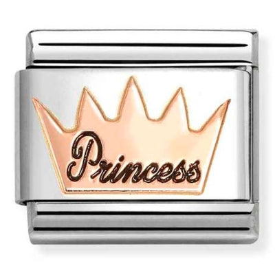 Classic Rose Gold Princess Charm