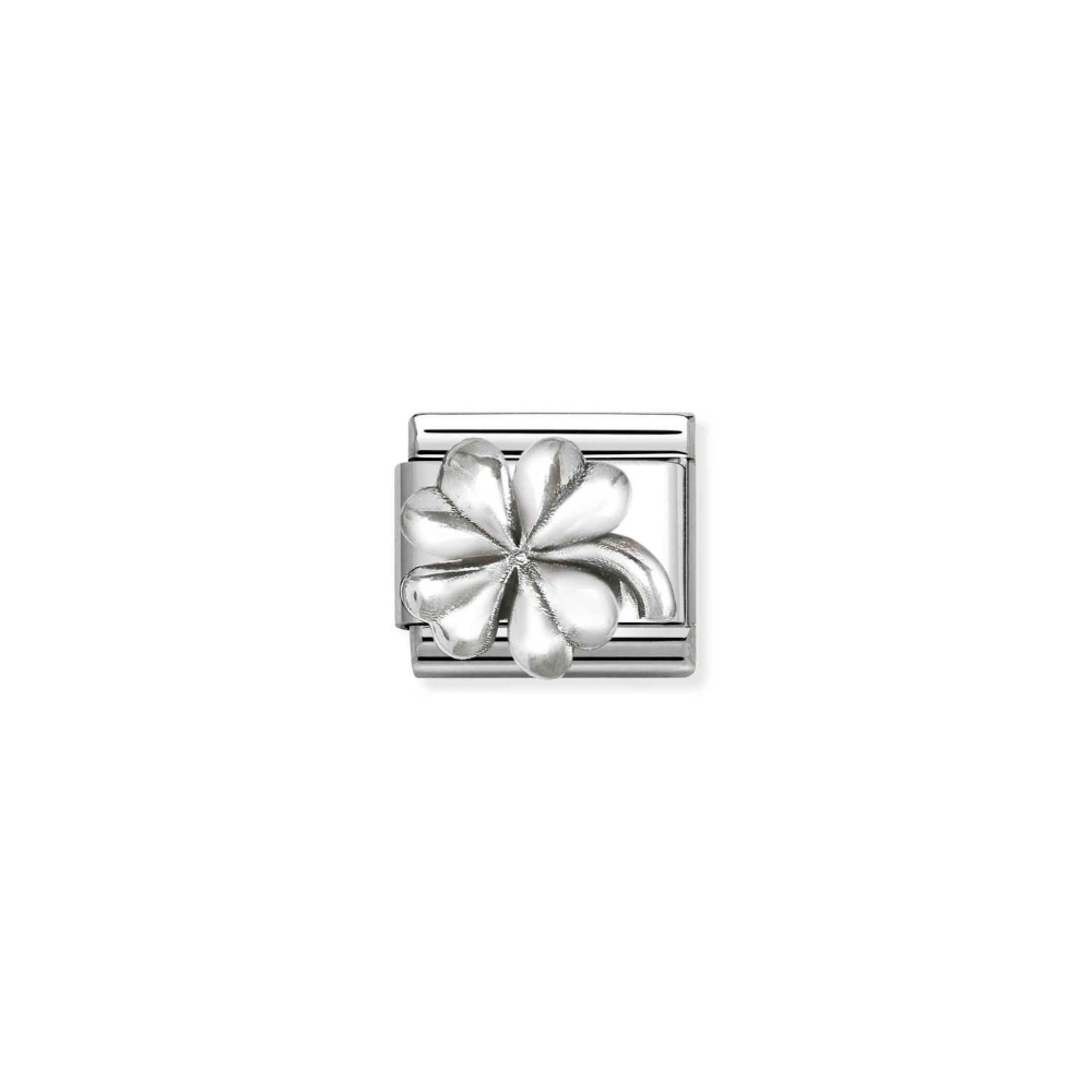 Nomination Silvershine Clover Charm