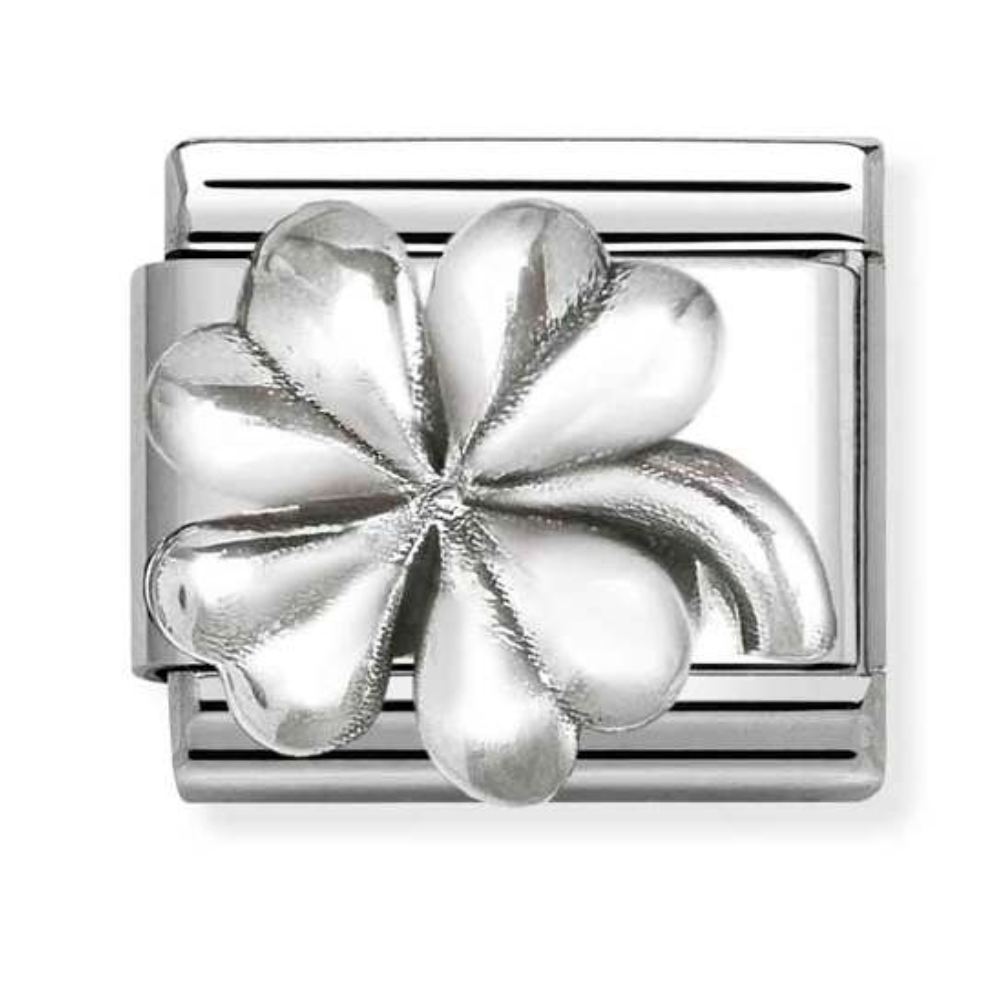 Nomination Silvershine Clover Charm