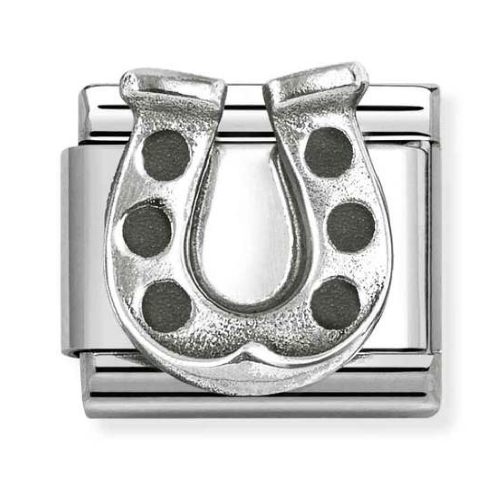 Nomination Silvershine Horseshoe Charm