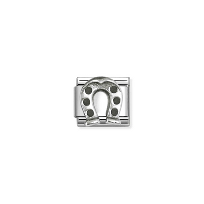 Nomination Silvershine Upside-down Horseshoe Charm