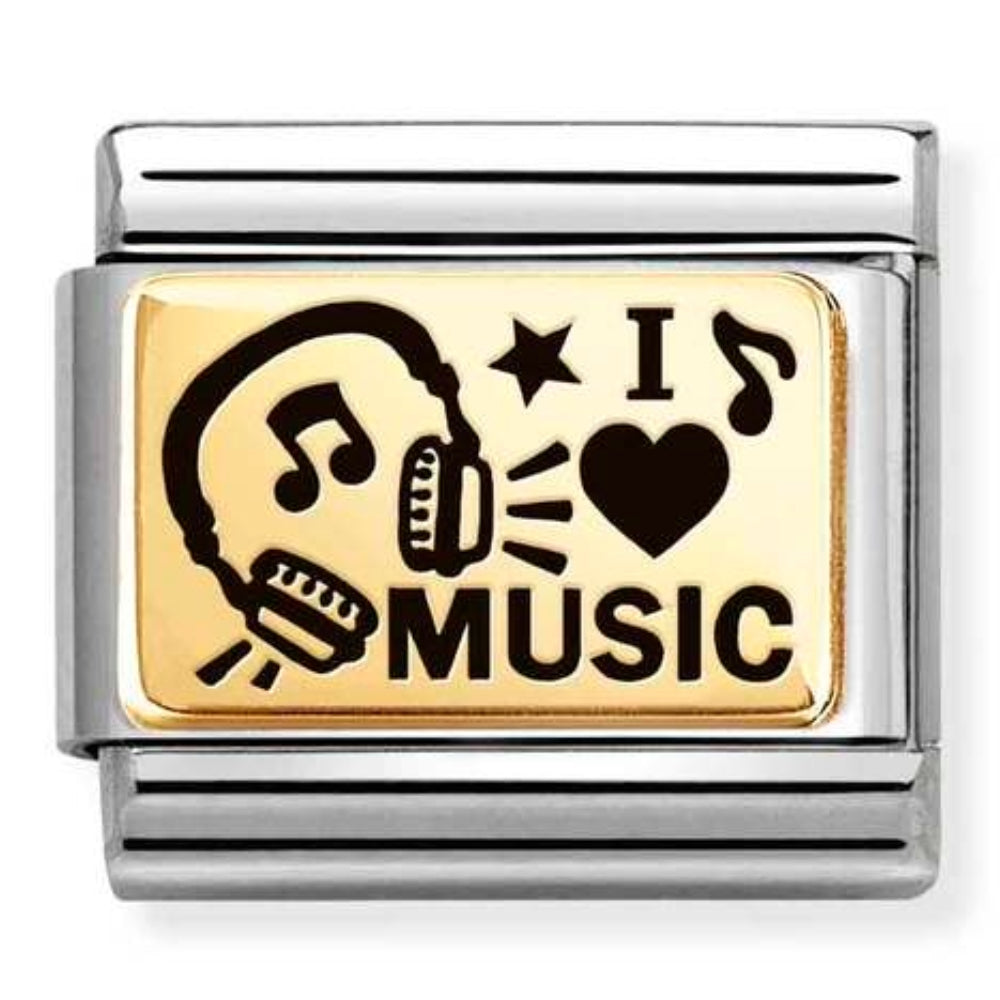 Composable I Love Music Charm