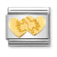 Nomination Gold Hug Heart