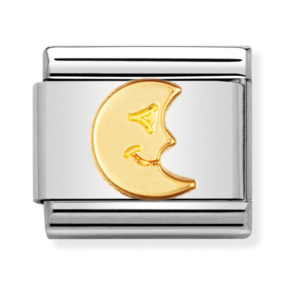 Nomination Gold Moon Charm