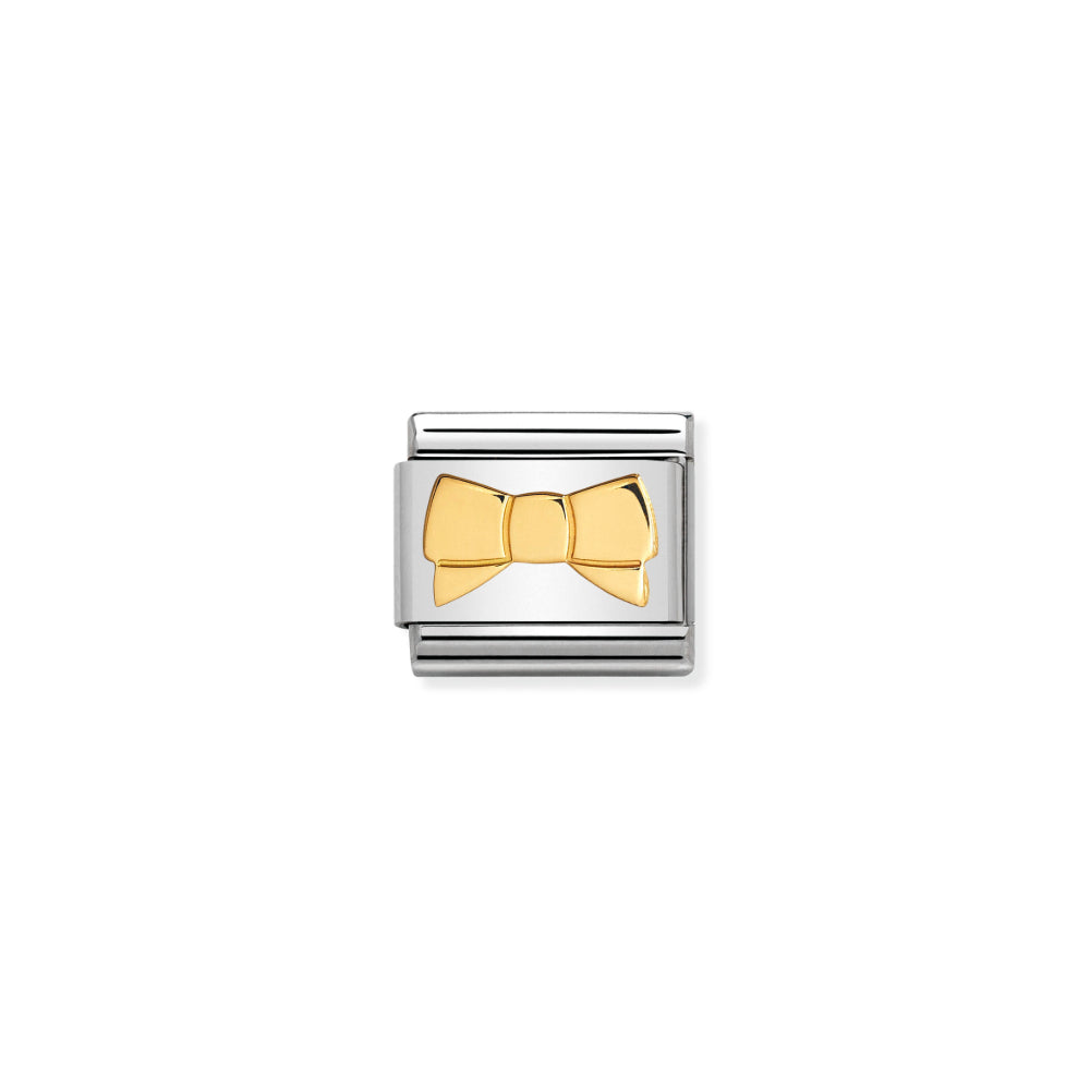 Nomination Gold Bow Charm