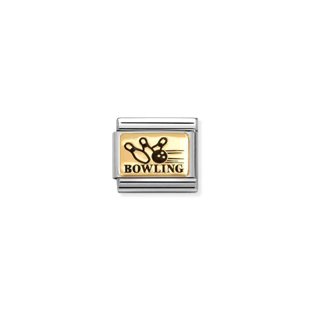 Classic Gold Bowling Charm