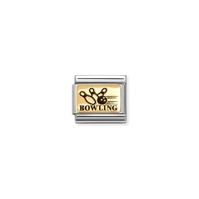 Classic Gold Bowling Charm