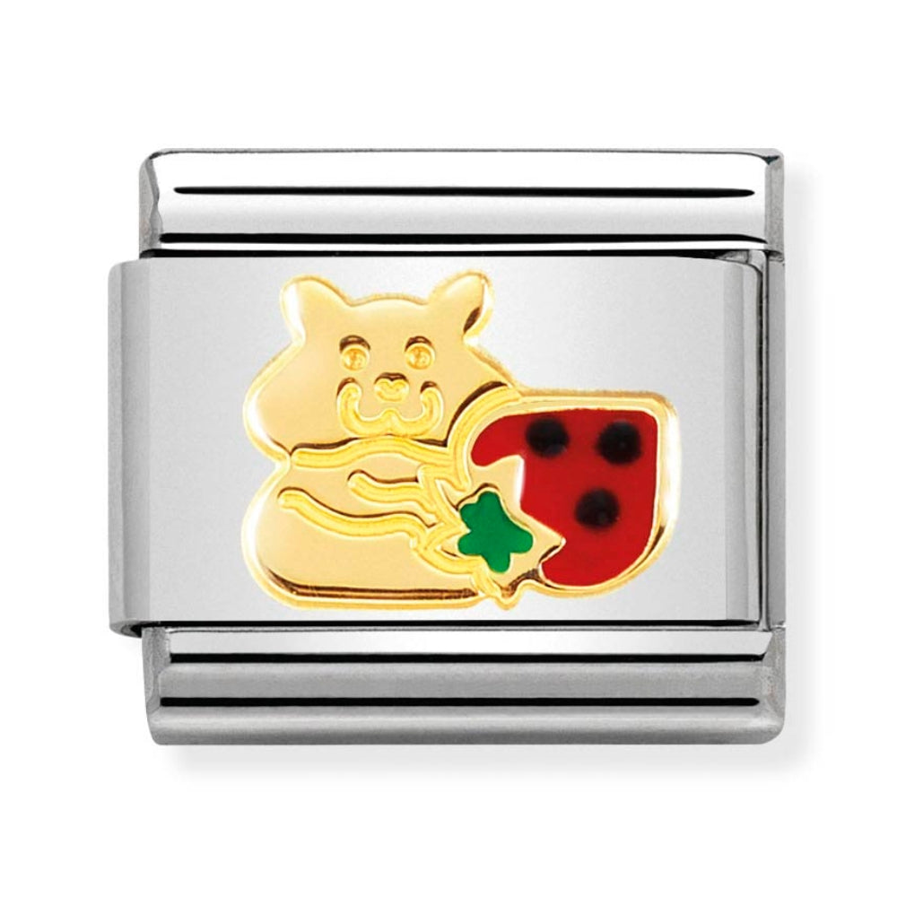 Nomination Hamster With Strawberry Charm