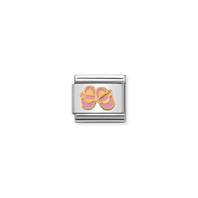 Nomination Pink Baby Shoes Charm
