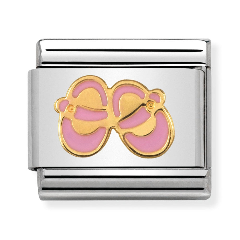 Nomination Pink Baby Shoes Charm