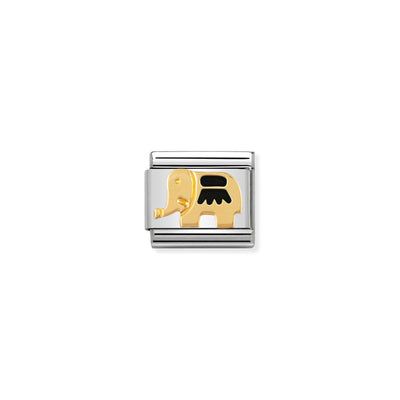 Nomination Black Elephant Charm