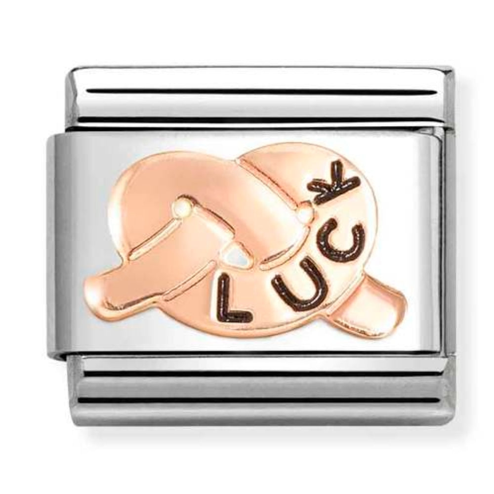 Classic Rose Gold Luck Knot Charm