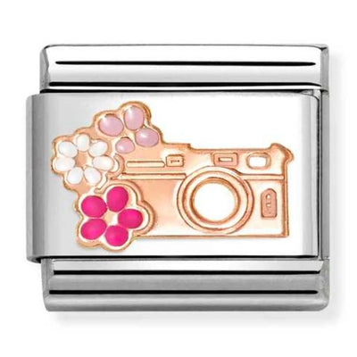 Classic Rose Gold Camera Charm