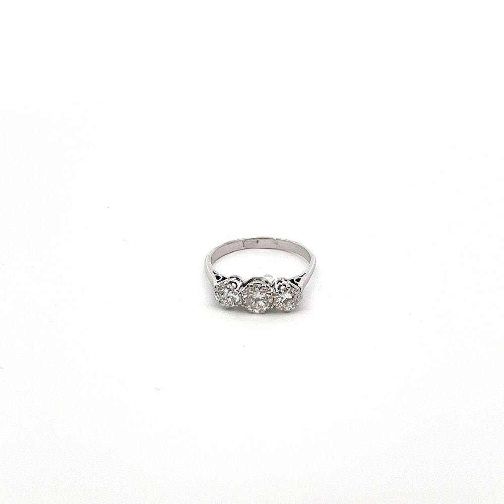 18ct Gold Diamond 3 Stone Ring N.V. £3300