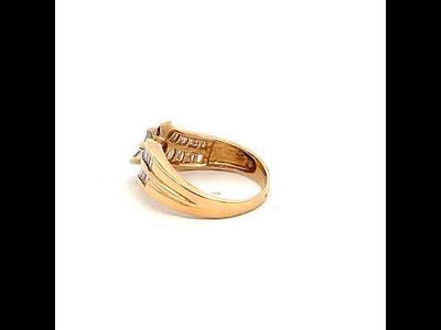 18ct Yellow Gold Diamond Dress Ring 0.90cts