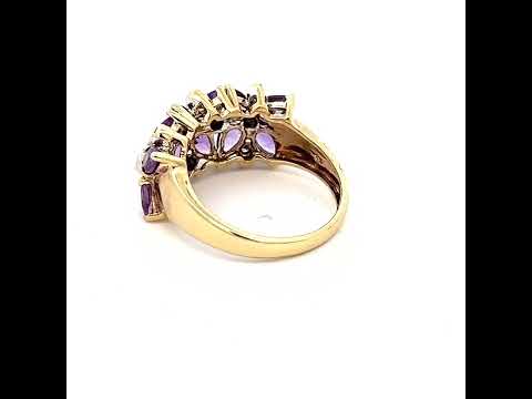 9ct Yellow Gold Amethyst Ring N.V. £580