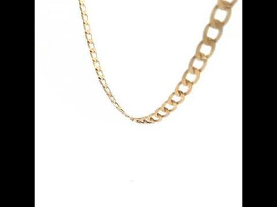 9ct Gold 28 Inch Flat Curb Chain N.V. £2700