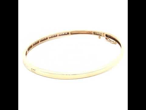 9ct Yellow Gold Diamond Bangle N.V. £2100