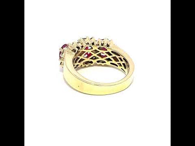 14ct Gold Ruby & Diamond Ring N.V. £2800